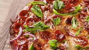 KETO DINNER RECIPES:PEPPERONI KETO PIZZA