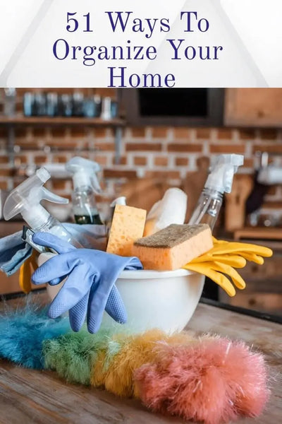 How To Organize Your Home:51 Ways to Organize your Home CE digital downloads