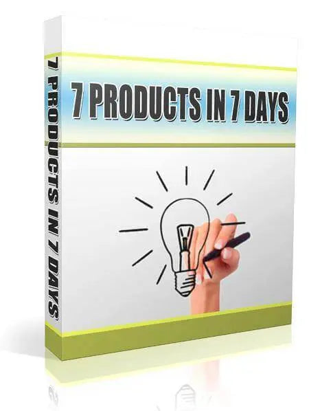 How to create 7 Products In 7 Days "Amazing Secrets CE digital downloads
