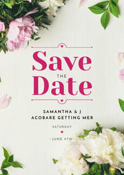 Wedding Invitation, Save The Date. Personalised Invite,/Weddings/Save The Date/Modern Wedding Invite. CE Digital Downloads