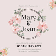 Wedding Invitation, Save The Date. Personalised Invite,/Weddings/Save The Date/Modern Wedding Invite. CE Digital Downloads