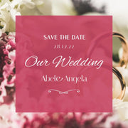 Wedding Invitation, Save The Date. Personalised Invite,/Weddings/Save The Date/Modern Wedding Invite. CE Digital Downloads