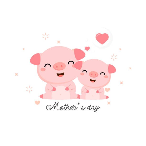 Personalised gift, Mother's Day Card, Art Digital Downloads. Family, Family illustration