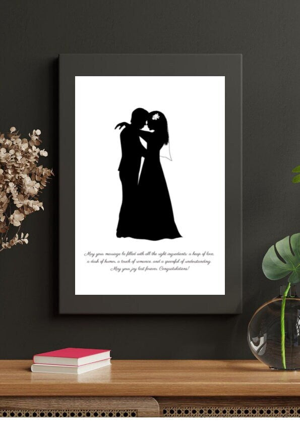 Personalised Bride and Groom Gift, Wedding Gift, Gift for Her, Boyfriend Girlfriend Print, Customised Couple Gift, Anniversary Gift, Wedding CE Digital Gift Store