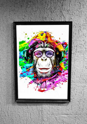 Ape Art Modern Print/ Wall  Art Ape/ Wall Art/ Art/ Animal Print/Digital Download CE Digital Gift Store