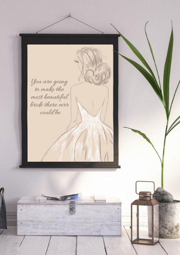 Personalised  Bride Gift Print, Couples Gift, Gift for Her, Boyfriend Girlfriend Print, Customised Couple Gift, Bride Gift, Wedding Gift CE Digital Gift Store