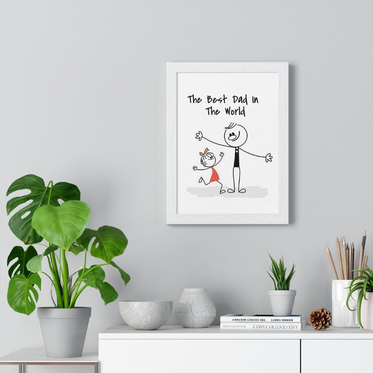 Best Dad  in the World Father's Day Gift | Custom Dad Print | Birthday gift for Dad Daddy Grandad | Fathers Day Gifts for Dad CE Digital Gift Store