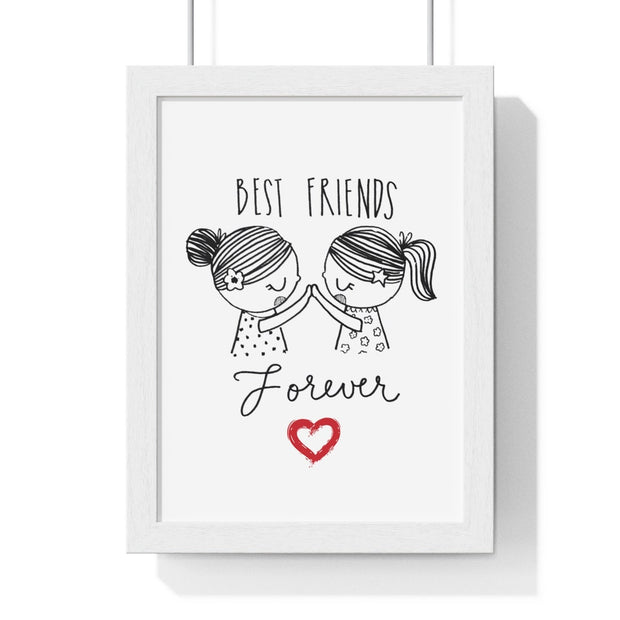 Best Friends Print Wall Art Gift, Print, Card  | Beautiful Bride print | Wedding Day | Best Friends | Personalised |gift for her CE Digital Gift Store