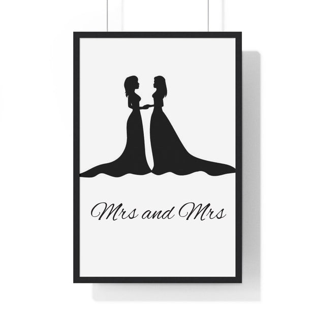 Mrs and Mrs Wedding Personalised Wall Print, LGBT Print, Be You / Universal Love Print, Pride LGBTQ, Prints for Home, Pride. Couples Prints CE Digital Gift Store