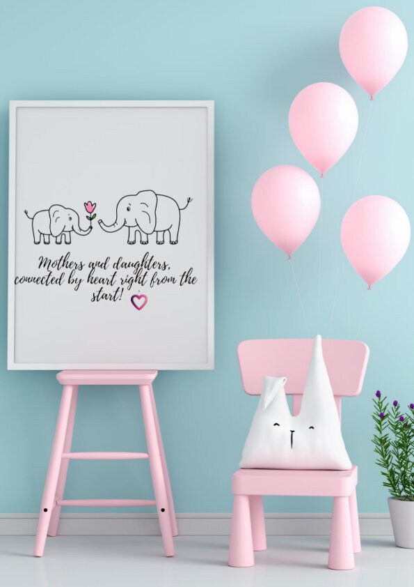 Personalised gift, Mother's Day Gifts/Art Digital Downloads/Family gift for mothers day/Family illustration