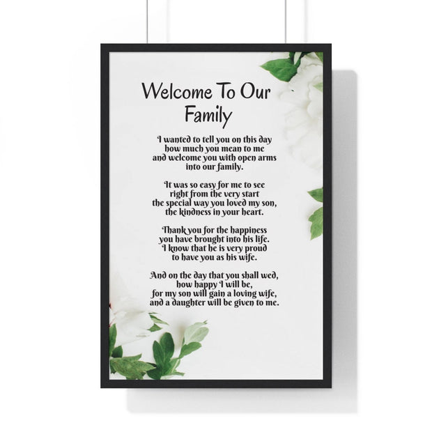 Daughter in Law, Non personalised Wedding card for new daughter, welcome to the family, Son's wedding, Parents of the groom card to Bride CE Digital Gift Store