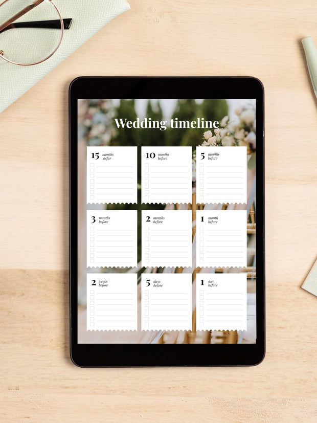 Wedding Planner Printable, Wedding Planning Book, Printable Wedding Planner, Wedding Binder Template, Engagement Gift Ideas, PDF Download CE Digital Gift Store