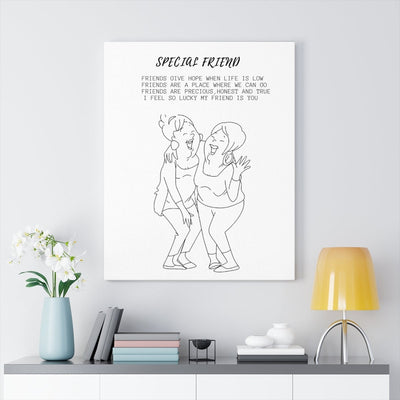 Special Friend Print Wall Art Gift, Print or Card ,Beautiful Friend print, Best Friends Print, Special Friend, Gift for her CE Digital Gift Store