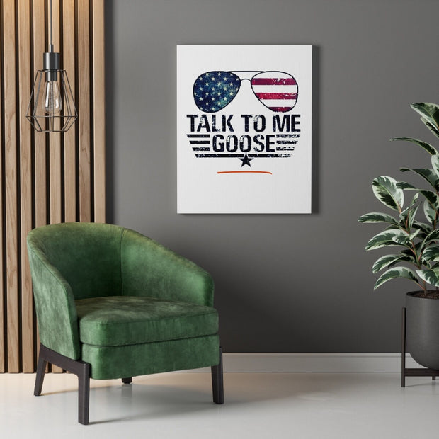 Talk To Me Goose Quote, Top Gun Maverick Movie Inspirational Quote, Top Gun Print Poster Home Décor Gift, Fathers Day Quote Print