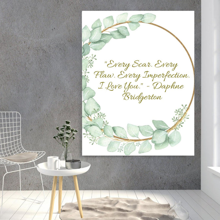 Bridgerton Quote-Inspired Eucalyptus Art Wall Art, Bridgerton Print, Bridgerton Gifts, Gifts For Bridgerton Fans, Cute Home Decor, Wedding CE Digital Gift Store