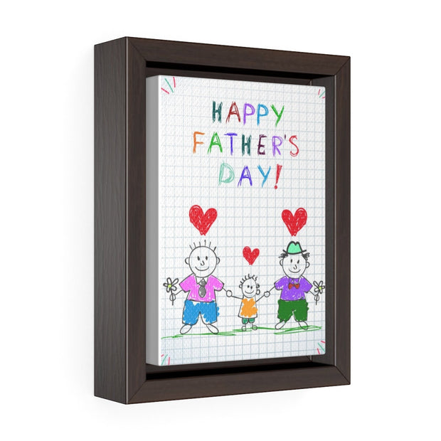 Pride Month, Two Dads Father's Print from Children-Customised, Gift for Dad, Fathers Day Print, Family Print Poster, Wall Décor for Daddy CE Digital Gift Store