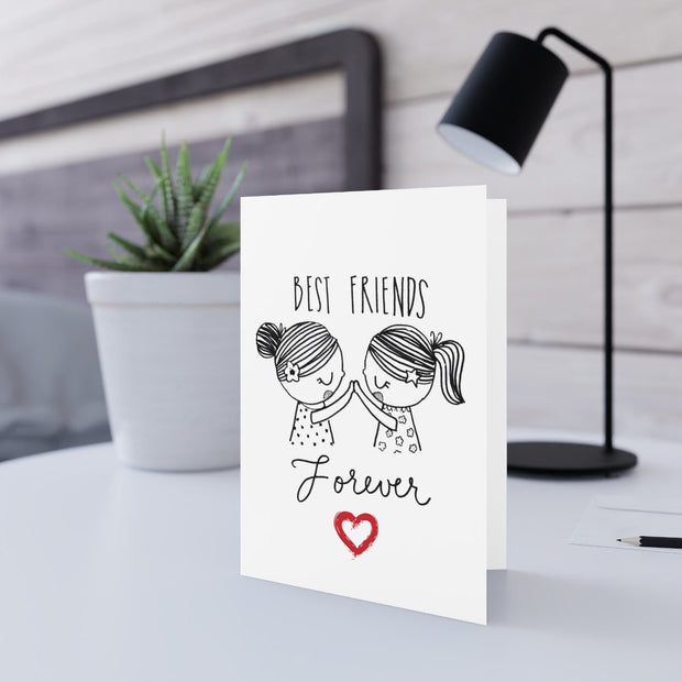 Best Friends Print Wall Art Gift, Print, Card  | Beautiful Bride print | Wedding Day | Best Friends | Personalised |gift for her CE Digital Gift Store