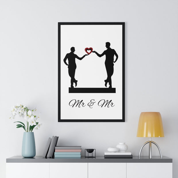 Mr and Mr Wedding Print, Pride Month Print, Couples Gift, Pride Month Card, Customised Couple Gift, Just Married Gift, Valentine