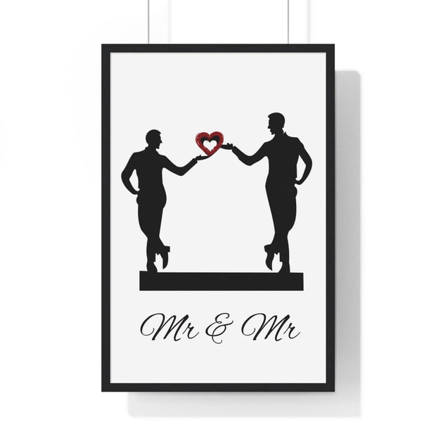 Mr and Mr Wedding Print, Pride Month Print, Couples Gift, Pride Month Card, Customised Couple Gift, Just Married Gift, Valentine