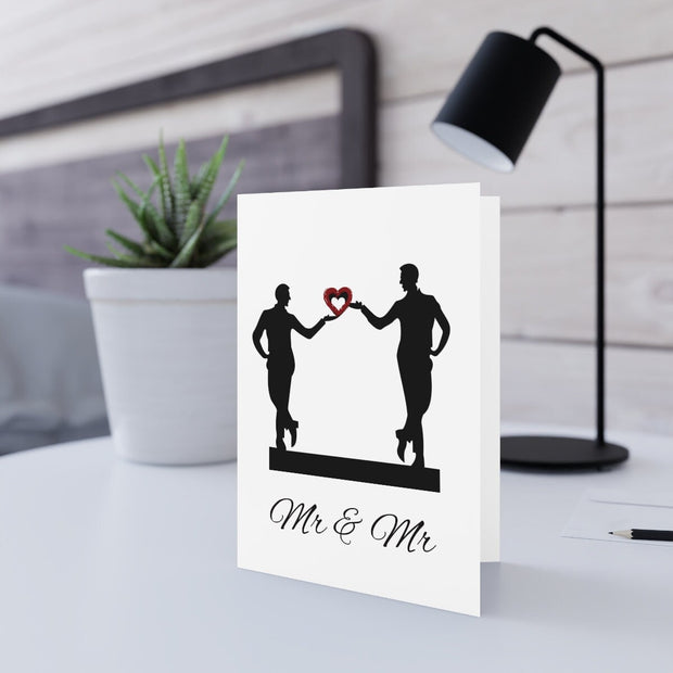 Mr and Mr Wedding Print, Pride Month Print, Couples Gift, Pride Month Card, Customised Couple Gift, Just Married Gift, Valentine