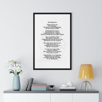 Father of the Bride Gift, Dad Wedding Gift, Father Poem, Wedding Gift, Personalised Dad Wedding Gift, Gift From The Bride For Dad CE Digital Gift Store