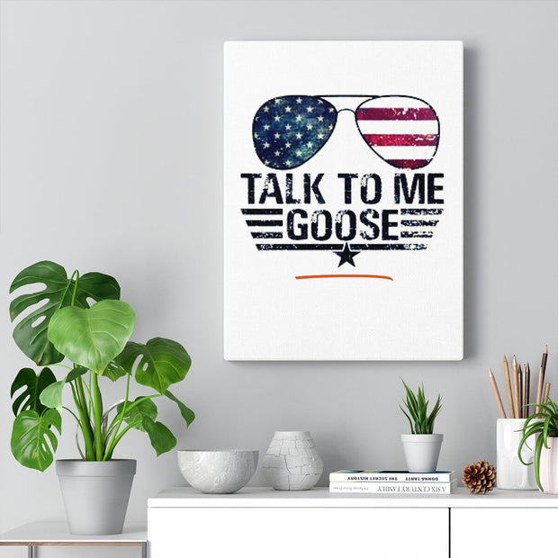 Talk To Me Goose Quote, Top Gun Maverick Movie Inspirational Quote, Top Gun Print Poster Home Décor Gift, Fathers Day Quote Print