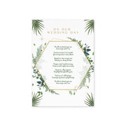 On Our Wedding  Day Poem Card Wall Print, Wedding Print, Wedding poem, Universal Love Print, Happy Wedding Day Prints. Couples Prints CE Digital Gift Store
