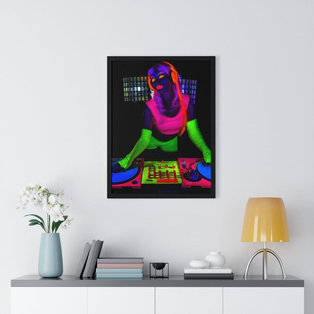 Neon Colours Abstract print, Bright pink vintage Modern wall print. Contemporary Wall Art, Printable Wall Art CE Digital Gift Store