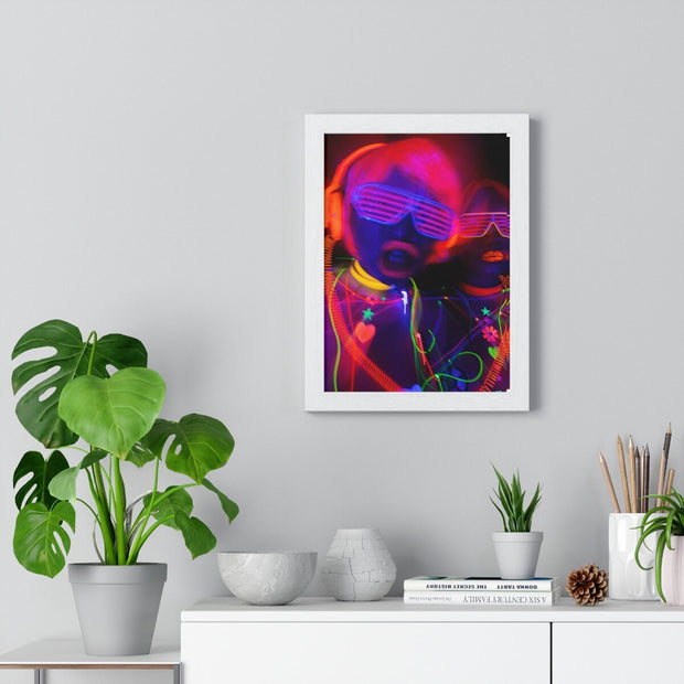 Neon Colours Abstract print, Bright pink vintage Modern wall print. Contemporary Wall Art, Printable Wall Art CE Digital Gift Store