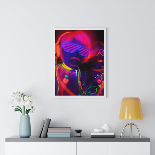 Neon Colours Abstract print, Bright pink vintage Modern wall print. Contemporary Wall Art, Printable Wall Art CE Digital Gift Store