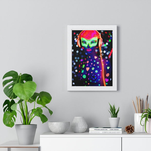 Neon Colours Abstract print, Bright pink vintage Modern wall print. Contemporary Wall Art, Printable Wall Art CE Digital Gift Store