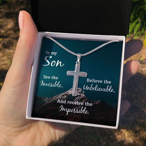 Gifts for Son, Birthday Gifts For Son, Gifts For Son, To My Son Necklace, From Dad To Son, Gifts To Son From Mom, Graduation Gifts