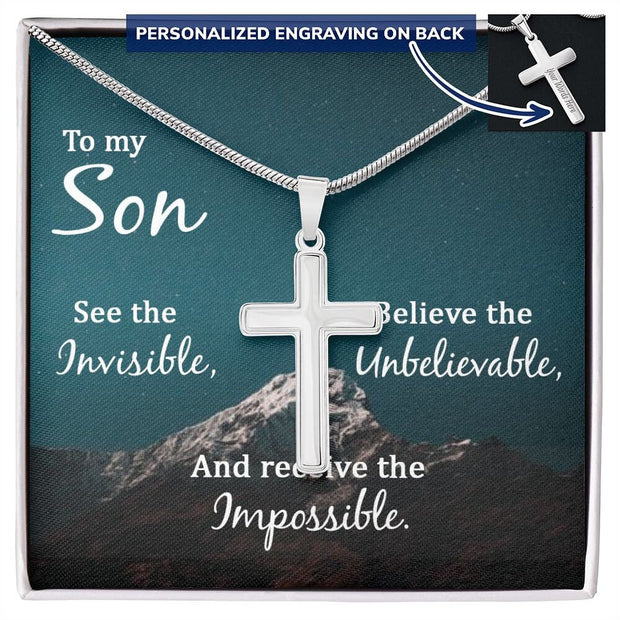 Gifts for Son, Birthday Gifts For Son, Gifts For Son, To My Son Necklace, From Dad To Son, Gifts To Son From Mom, Graduation Gifts