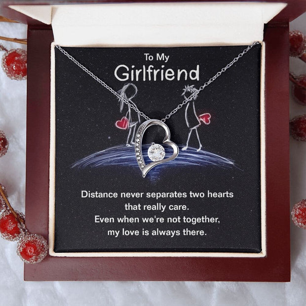 Forever Love Necklace Gift for Special Girlfriend, Girlfriend Necklace,  Fiancé Gift, Jewellery, gift for her