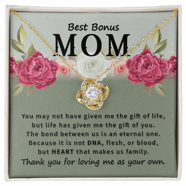 Bonus Mom Necklace • Stepmom Gift • Bonus Mom Birthday Gift • Bonus Mom Christmas Gift • Bonus Adopted Mom Gift