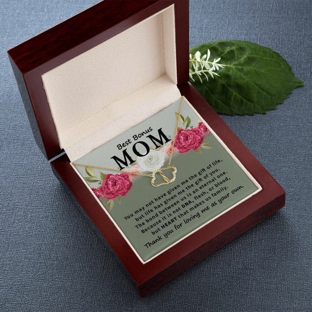 Bonus Mom Necklace • Stepmom Gift • Bonus Mom Birthday Gift • Bonus Mom Christmas Gift • Bonus Adopted Mom Gift