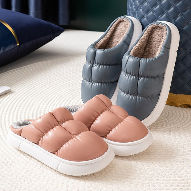 Home Slippers Women Soft Waterproof Non-slip Shoes Winter, Waterproof Slipper, Winter warm Slipper