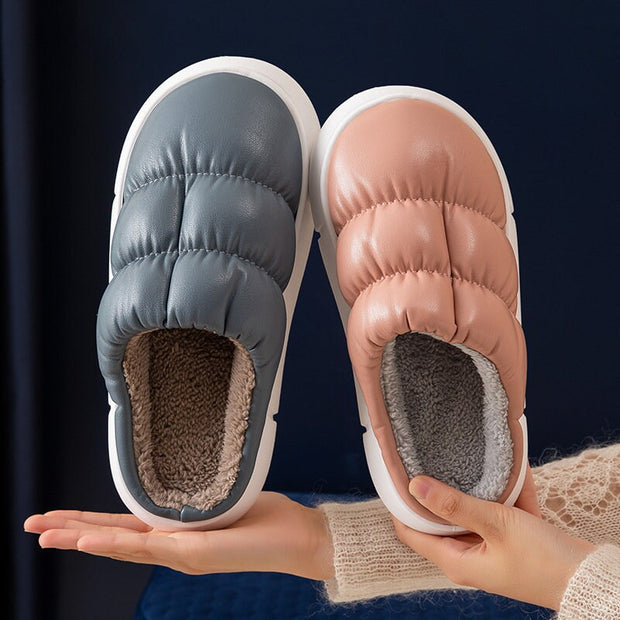 Home Slippers Women Soft Waterproof Non-slip Shoes Winter, Waterproof Slipper, Winter warm Slipper