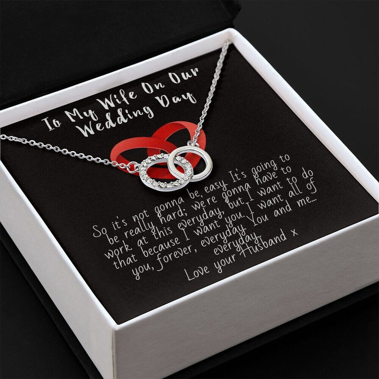 To My Wife Necklace, Anniversary Gift for Wife, Wife Birthday Gift, Gift for Wife, Wife Necklace, Mother's Day Gift for Wife CE Digital Gift Store