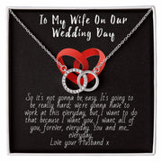 To My Wife Necklace, Anniversary Gift for Wife, Wife Birthday Gift, Gift for Wife, Wife Necklace, Mother's Day Gift for Wife CE Digital Gift Store