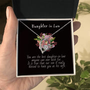 Forever Love Necklace Gift for Special Daughter in Law, to My Daughter in Law Necklace, Daughter in Law Gift, Jewellery, gift for her CE Digital Gift Store