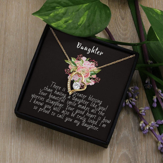Forever Love Necklace Gift for Special Daughter, to My Daughter Necklace, Daughter Gift, Jewellery, gift for her CE Digital Gift Store