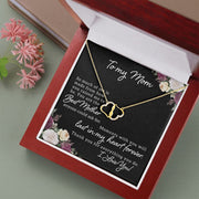 Everlasting Love Solid Gold Necklace Gift for Special Mum, to My Mum Necklace, Mum Gift, Jewellery, gift for her