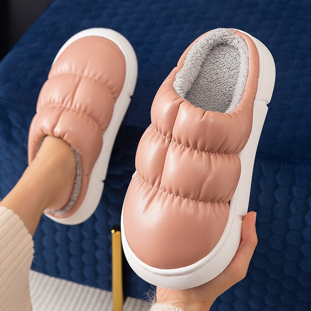 Home Slippers Women Soft Waterproof Non-slip Shoes Winter, Waterproof Slipper, Winter warm Slipper