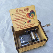 Painted music box creative gift decoration, Custom Music wood box, Personalised gift beautiful Music Box