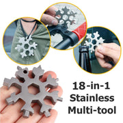 Snowflake Multi Tool, Portable Outdoor Emergency Tool, Gadgets for Men, Secret Santa Gifts for Men, DIY Tool Gift For Him, Stocking Fillers