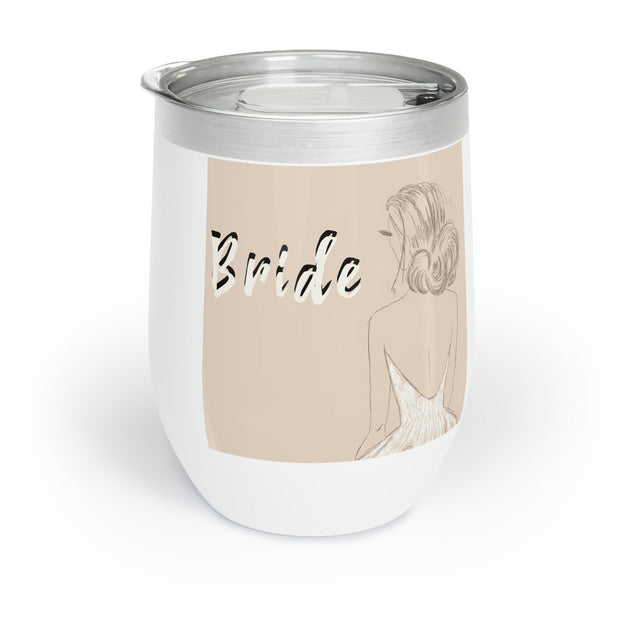 Personalized Bride Custom Gift Wine Tumbler - Perfect Bridesmaid, Wedding, Bridal Gift, BFF, Hen Party Gift for Bride CE Digital Gift Store