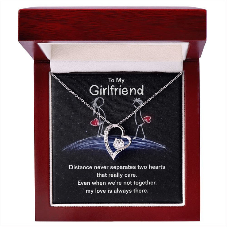To My Girlfriend A stunning, infinitely forever Love Necklace is sure to make her heart melt, Valentines gift, Gift for Her CE Digital Gift Store