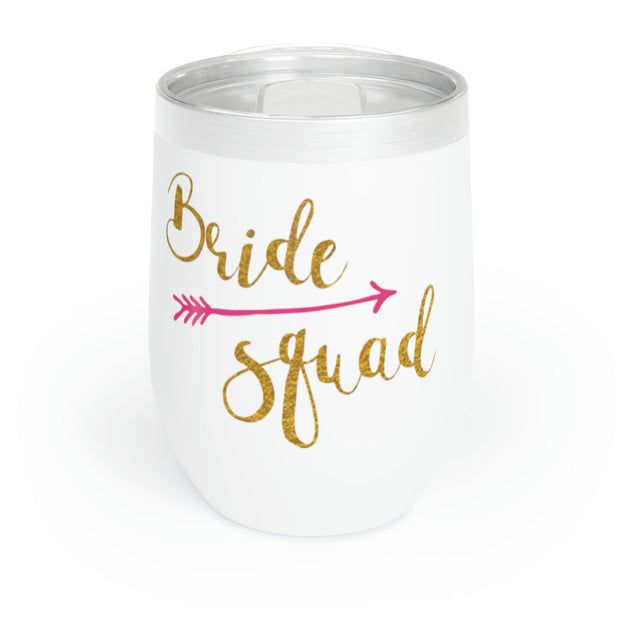 Bride Squad Bridesmaid Custom Gift Wine Tumbler, Gift for Bride, BFF, Bridesmaid, Wedding, Bridal Gift, Hen Party Gift CE Digital Gift Store