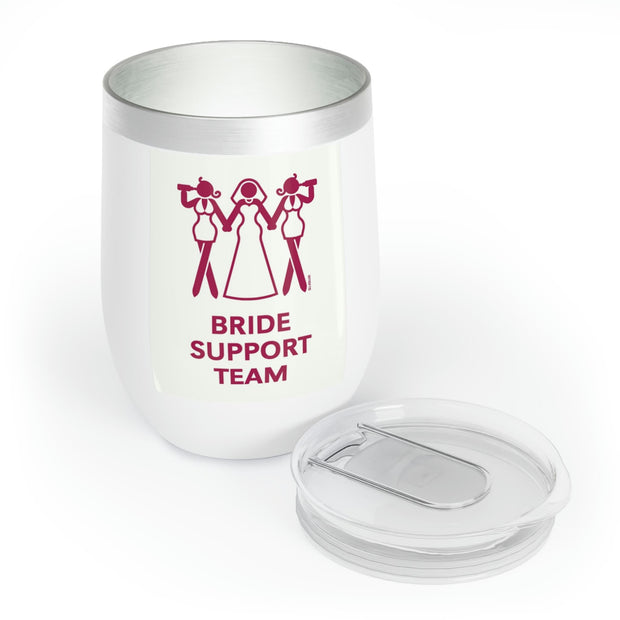 Bride Squad Bridesmaid Custom Gift Wine Tumbler, Gift for Bride, BFF, Bridesmaid, Wedding, Bridal Gift, Hen Party Gift CE Digital Gift Store